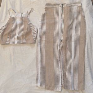 BCBGeneration midi skirt set.